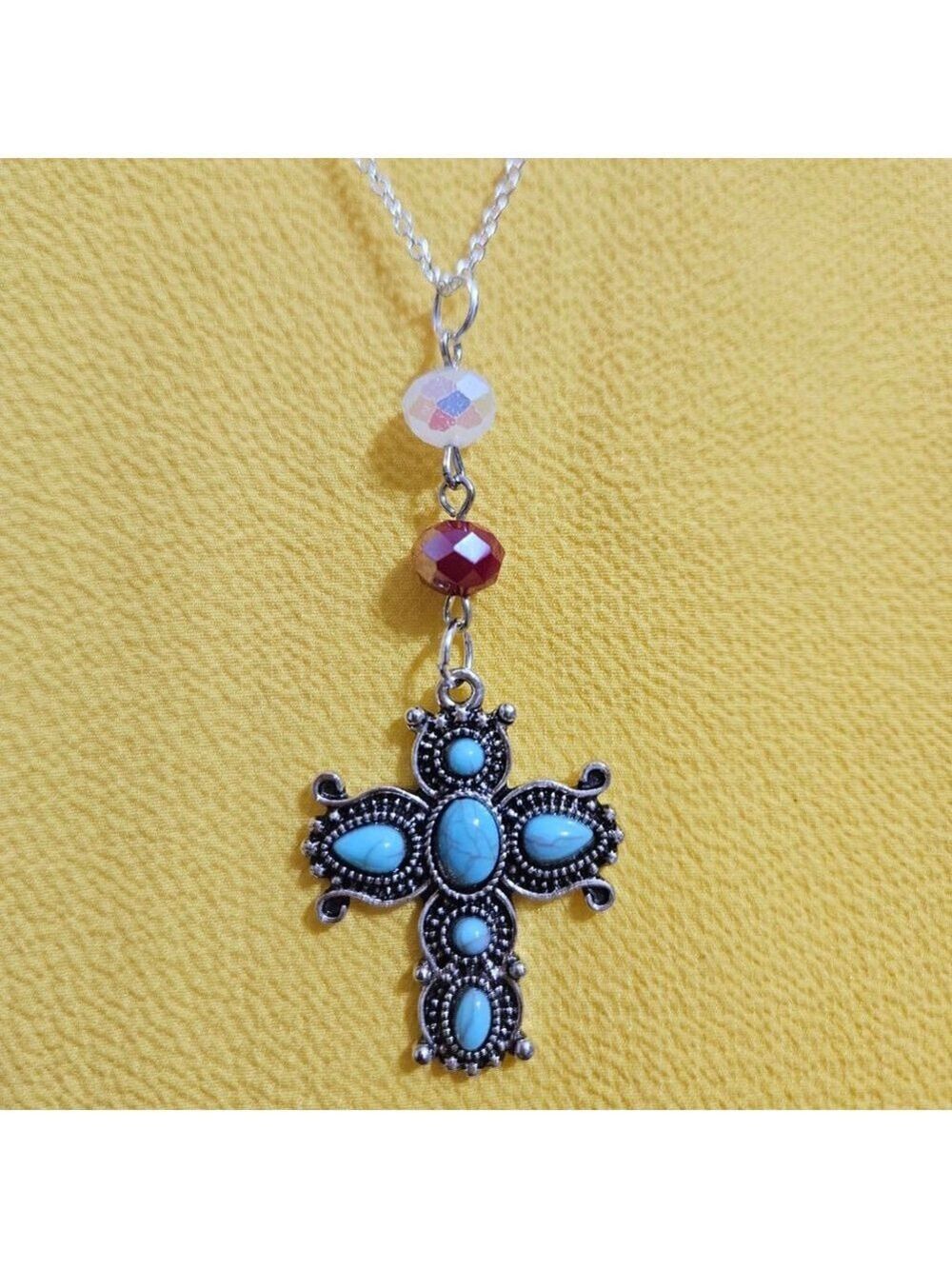 Western Style Boho Handmade Pendant Necklace - Picture 2 of 3